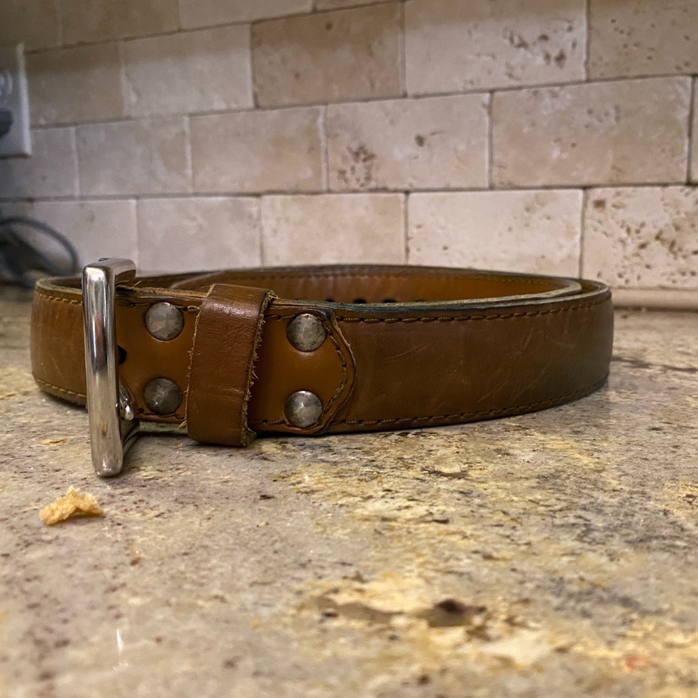 Saddleback leather lifetime warranty belt, size range 36-44”
